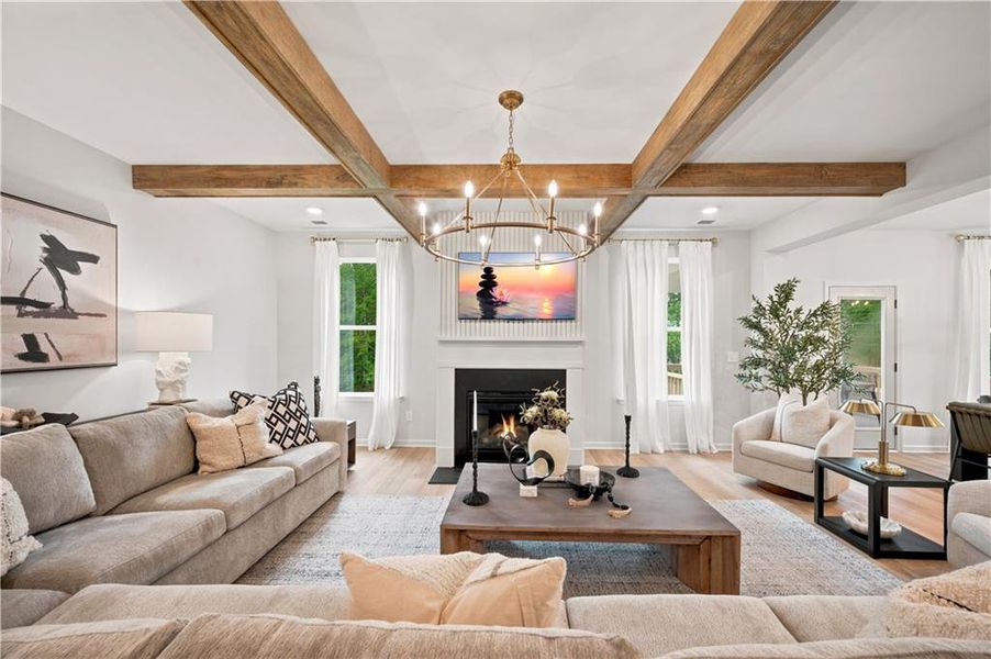 Furnished interior view inside a new home in Everson, Snellville (Image 32).