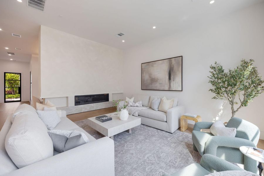 Furnished interior view inside a new home in , Houston (Image 46).