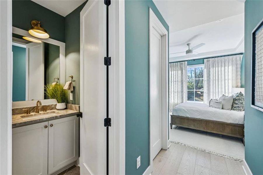 Furnished interior view inside a new home in , Brookhaven (Image 29).