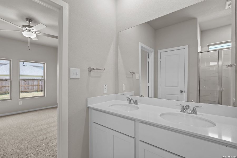 Furnished interior view inside a new home in Summerlin, San Antonio (Image 12).