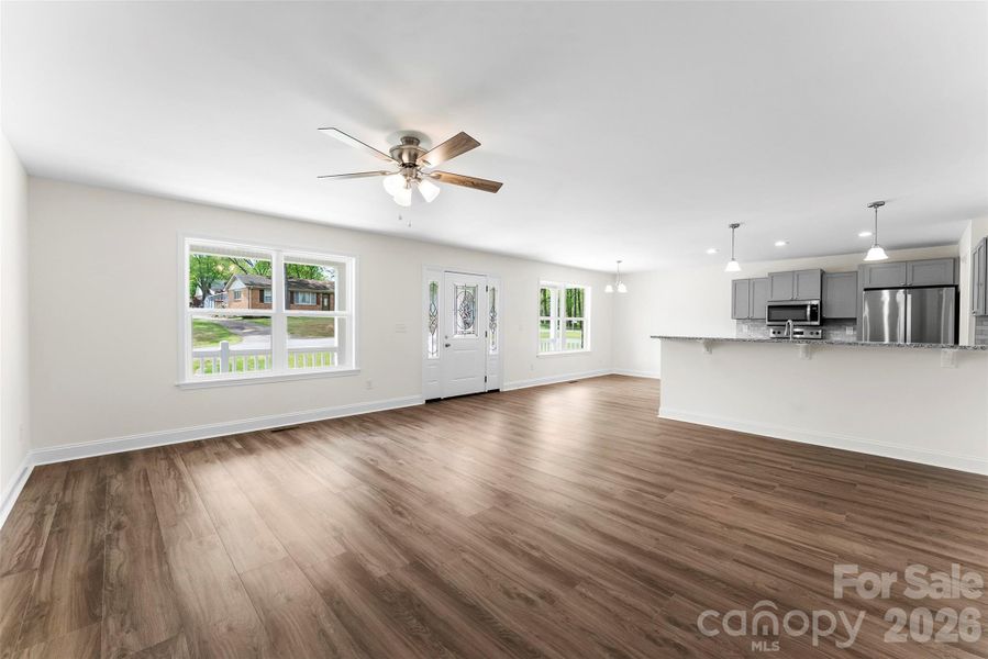 Spacious, unfurnished interior of a new home in , Bessemer City (Image 18).