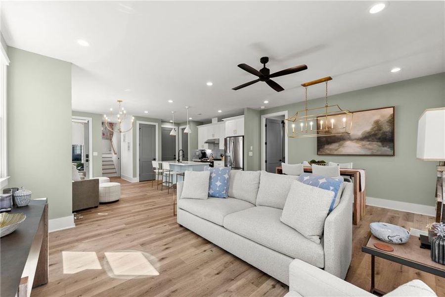 Furnished interior view inside a new home in , Gainesville (Image 6).