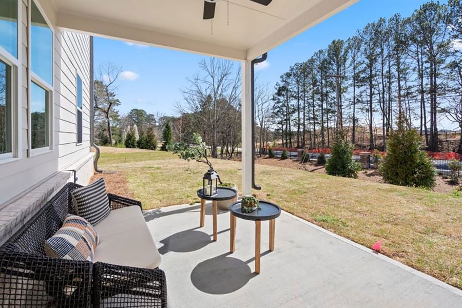 Image 62 representing the Sumner by Taylor Morrison in Bailey Fence, Dacula, GA.