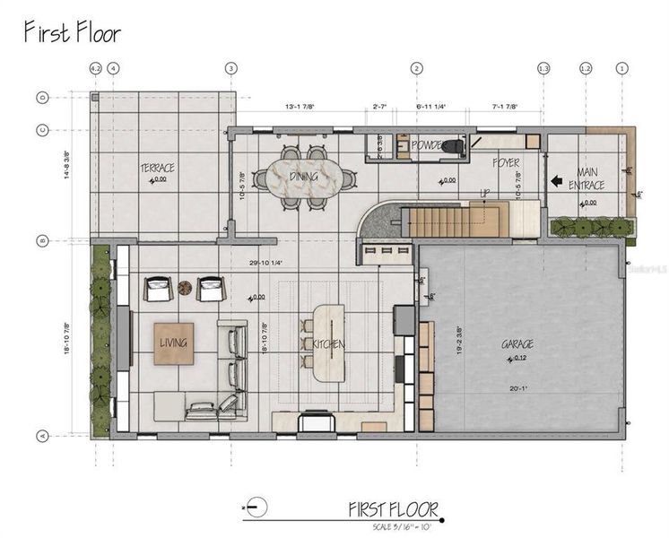 2D floor plan layout of this home in , Sarasota, FL (Image 6).