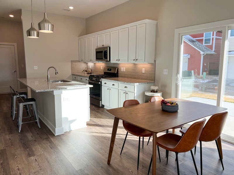 Representative furnished interior of a home built from the Aspen by Perfection Builders in Heritage Commons, Andover (Image 6).