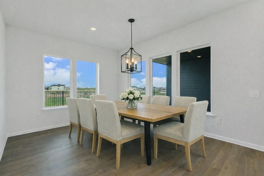 *Virtually Staged Dining Area*