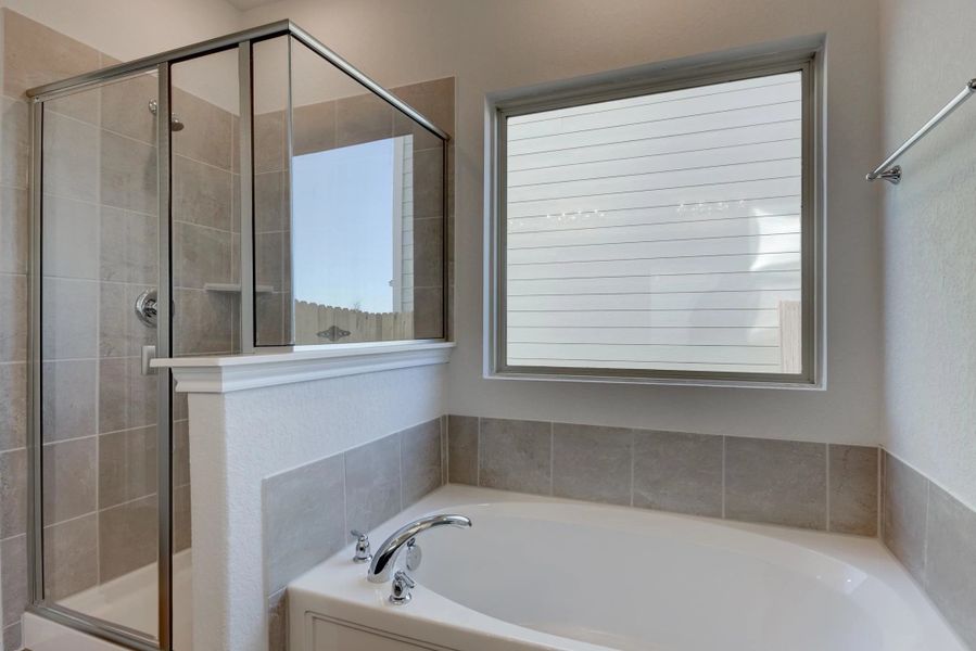 Representative furnished interior of a home built from the Ladybird by Ashton Woods in Meadows at Hennersby Hollow 40's, San Antonio (Image 11).
