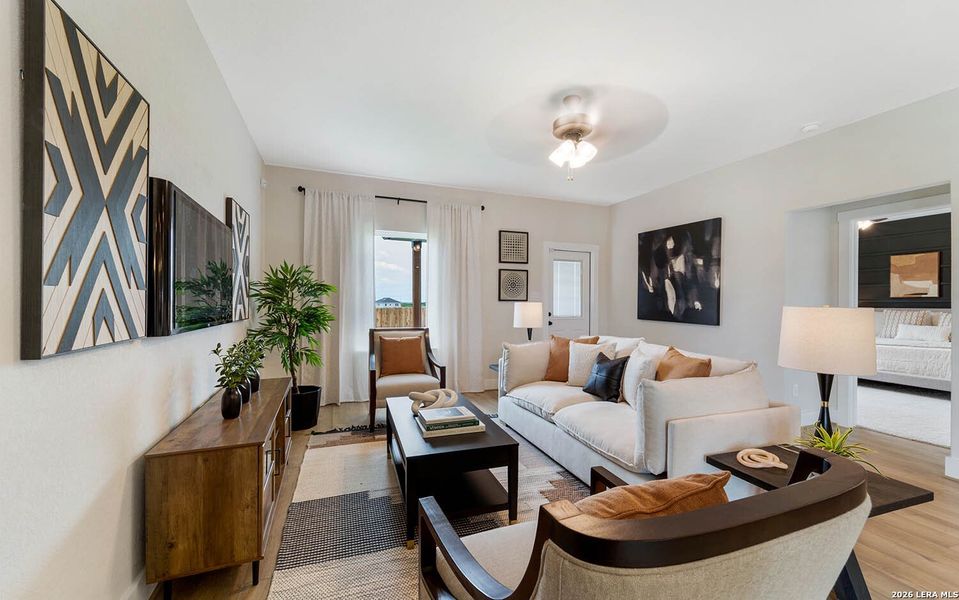 Furnished interior view inside a new home in Mesa Vista, Von Ormy (Image 5).