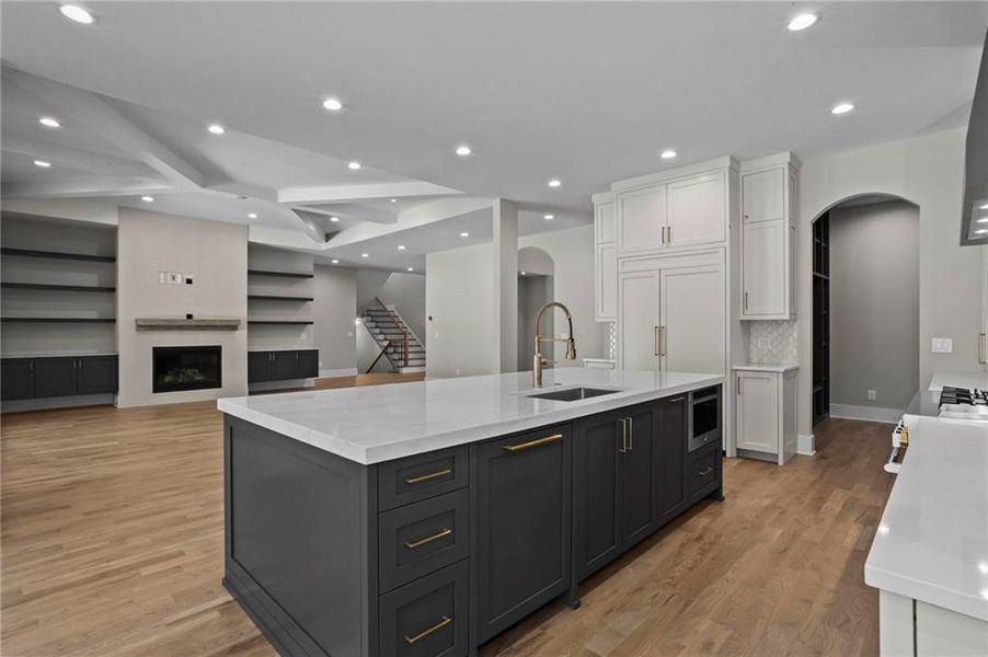 Furnished interior view inside a new home in , Atlanta (Image 7).