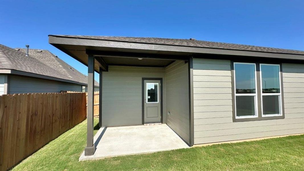 Front exterior of a new home in Rock Creek Ranch, Fort Worth, TX, highlighting curb appeal (Image 2). Front exterior of a new home in Rock Creek Ranch, Fort Worth, TX, highlighting curb appeal (Image 2).