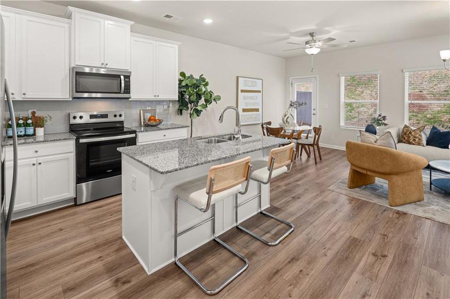 Furnished interior view inside a new home in The Collection at Walden Park, Jonesboro (Image 28).