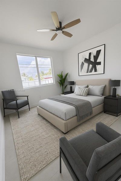 Furnished interior view inside a new home in , Miami (Image 4).