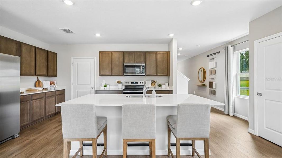 Furnished interior view inside a new home in Angeline, Land O' Lakes (Image 4).