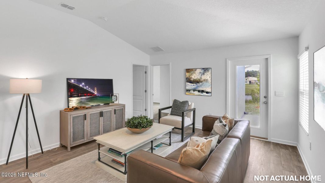 Furnished interior view inside a new home in Grand Reserve, Bunnell (Image 4).