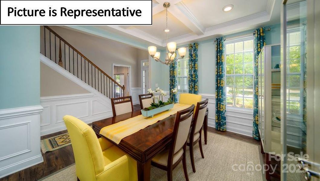 Furnished interior view inside a new home in Sylvan Creek, Denver (Image 27).