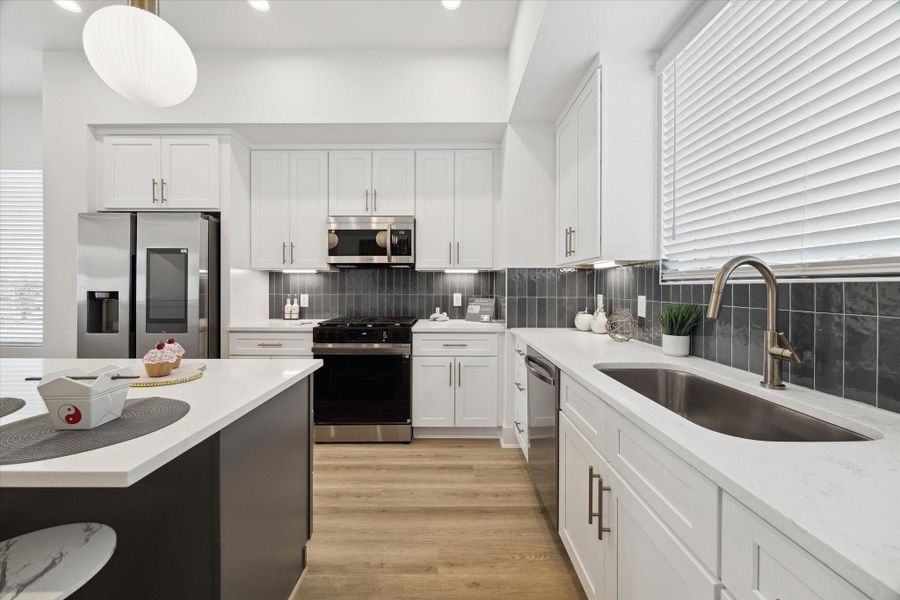 Furnished interior view inside a new home in , Houston (Image 13).