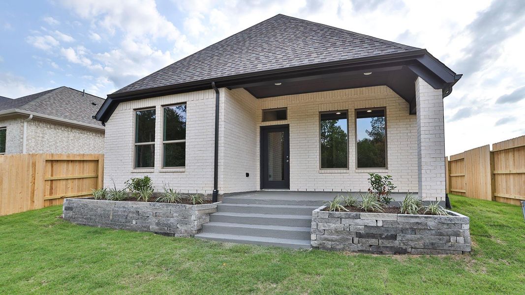Exterior details and patio area of a home in Wildtree, Montgomery (Image 2).