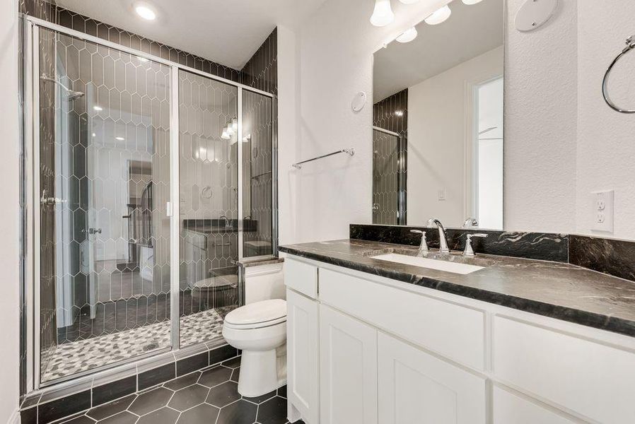 Furnished interior view inside a new home in South Pointe, Mansfield (Image 8).