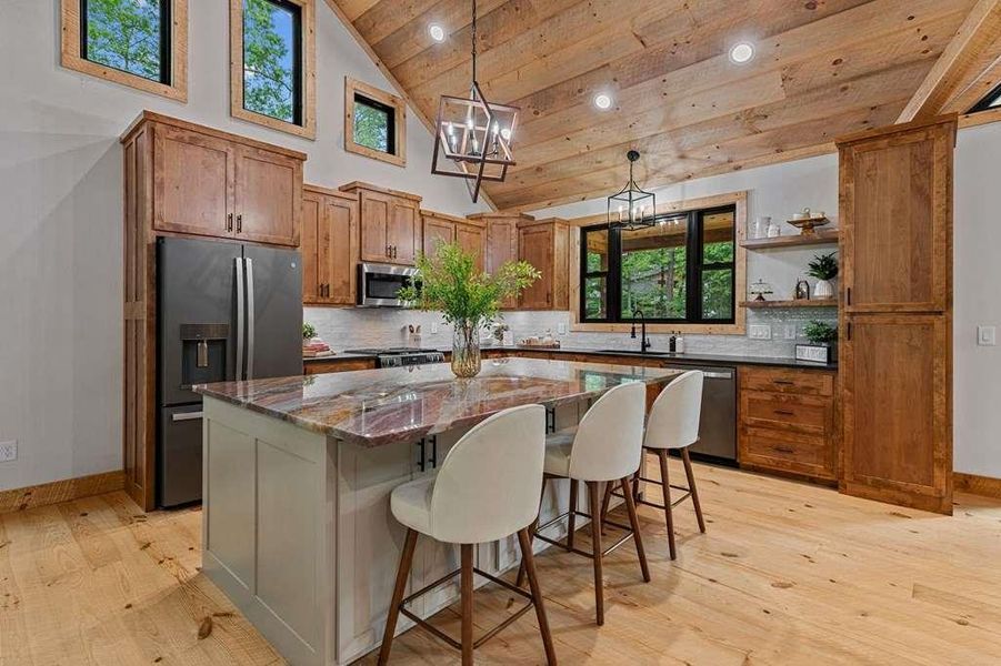 Furnished interior view inside a new home in , McCaysville (Image 9).