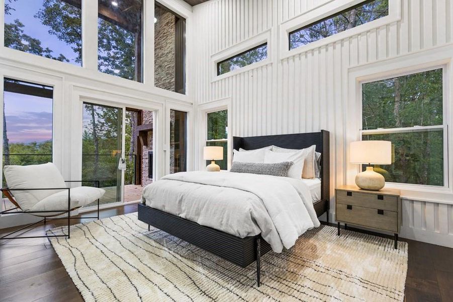 Furnished interior view inside a new home in , Mineral Bluff (Image 34).