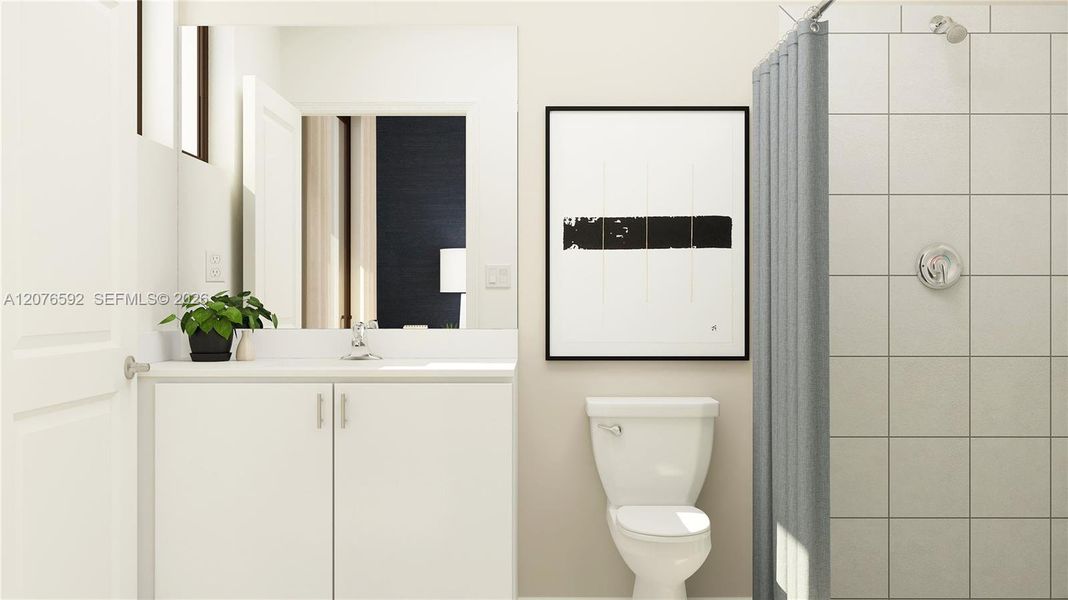 Furnished interior view inside a new home in Luminara, Miami (Image 2). Furnished interior view inside a new home in Luminara, Miami (Image 2).