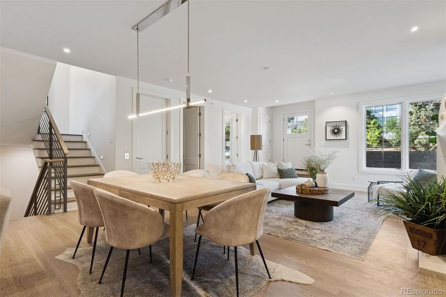 Furnished interior view inside a new home in , Denver (Image 27).