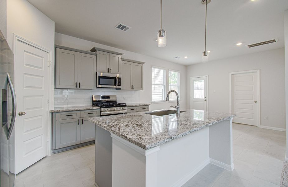 Furnished interior view inside a new home in Aldine Pines, Houston (Image 10).
