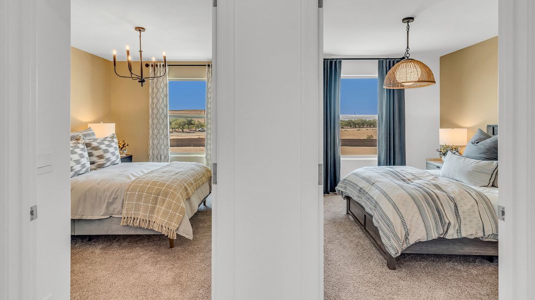 Furnished interior view inside a new home in Coronet at Gladden Farms, Marana (Image 47). Furnished interior view inside a new home in Coronet at Gladden Farms, Marana (Image 47).