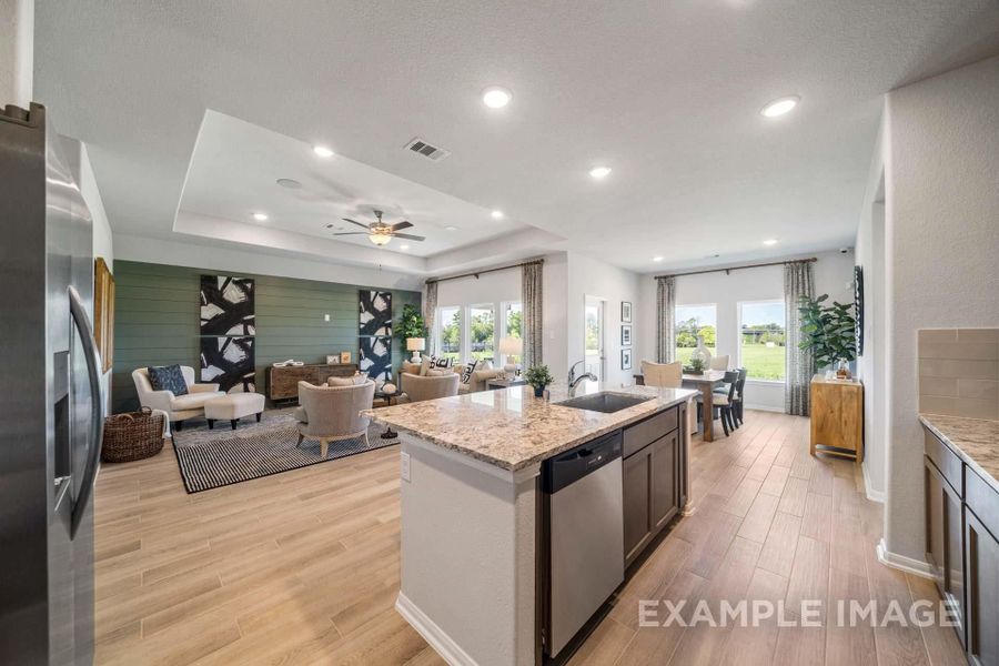 Furnished interior view inside a new home in Lago Mar, Texas City (Image 14).