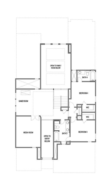 2D floor plan layout of this home in University Heights, Round Rock, TX (Image 2). 2D floor plan layout of this home in University Heights, Round Rock, TX (Image 2).