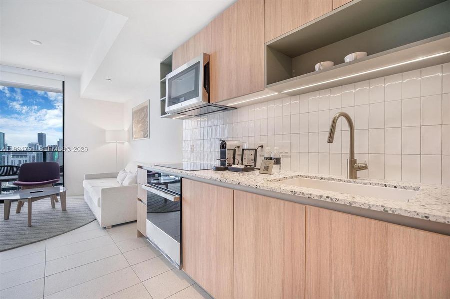 Furnished interior view inside a new home in , Miami (Image 6).