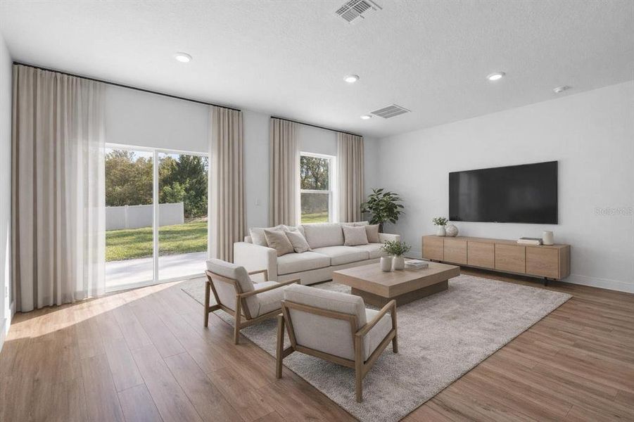 Furnished interior view inside a new home in , Ocala (Image 9).