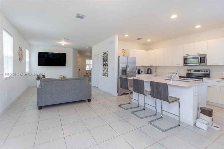 Furnished interior view inside a new home in , Miami (Image 7).