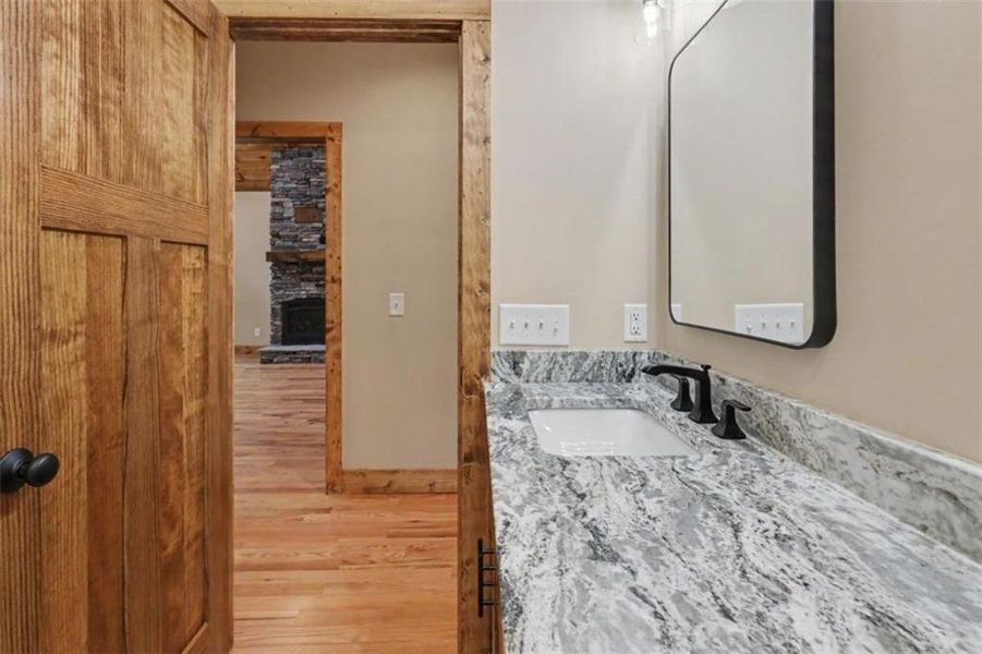 Furnished interior view inside a new home in , Blairsville (Image 11).