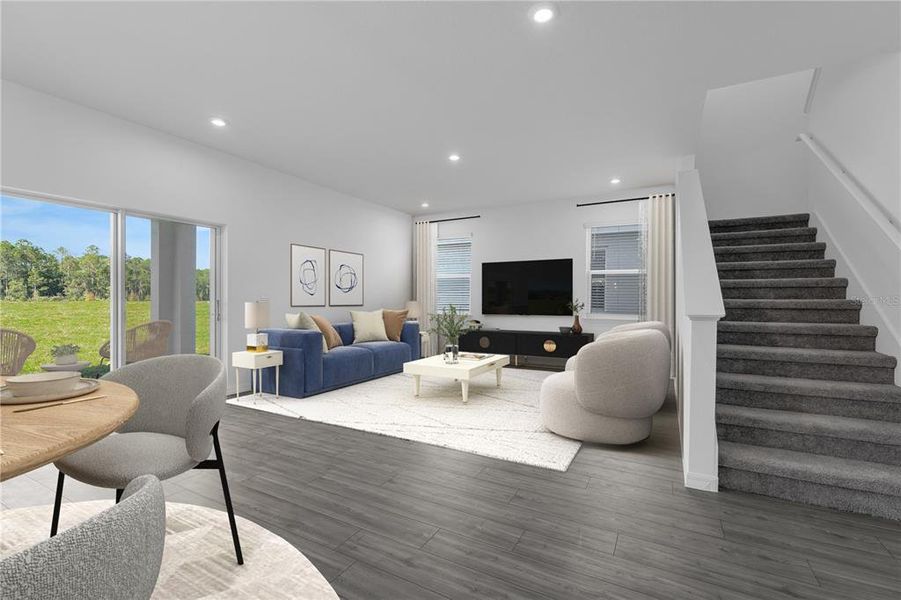 Furnished interior view inside a new home in Brack Ranch, St. Cloud (Image 6).