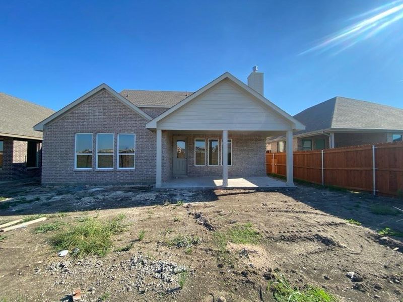 In-progress construction of a new home in Morningstar, Aledo, TX (Image 13).