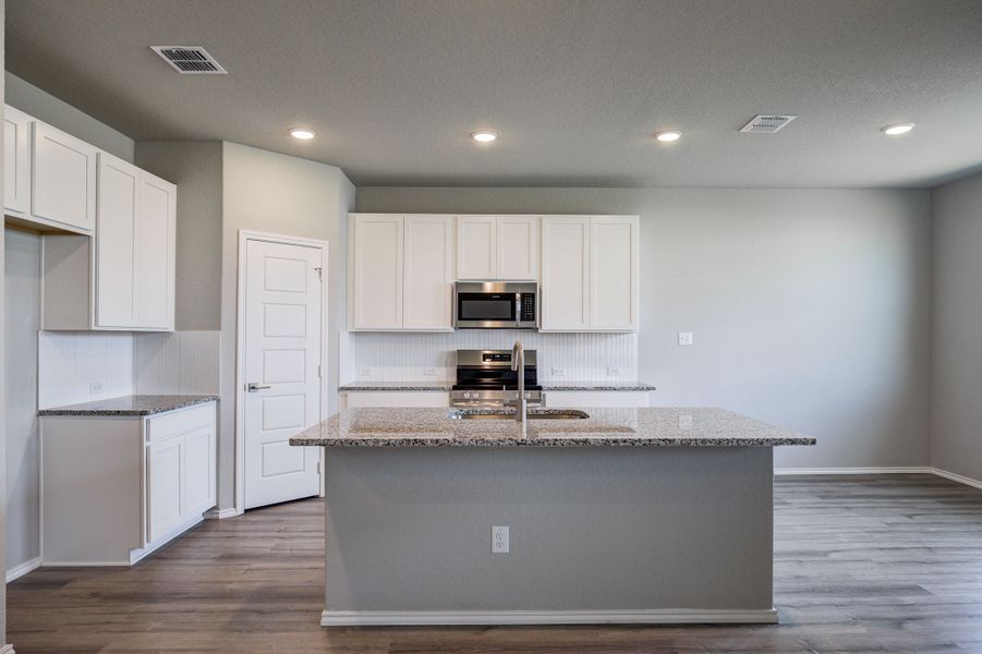 Representative furnished interior of a home built from the The Asheville I by Davidson Homes LLC in Bricewood, San Antonio (Image 5).
