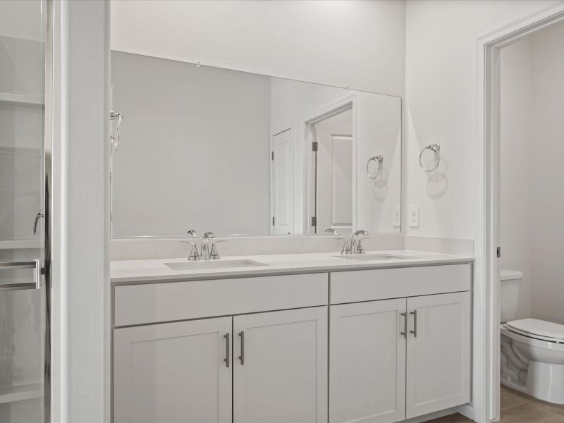 Furnished interior view inside a new home in Rincon Crest at Rocking K, Tucson (Image 7).