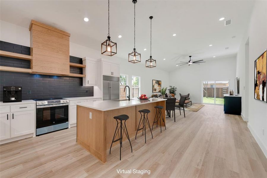 Furnished interior view inside a new home in , Greenville (Image 10). Furnished interior view inside a new home in , Greenville (Image 10).