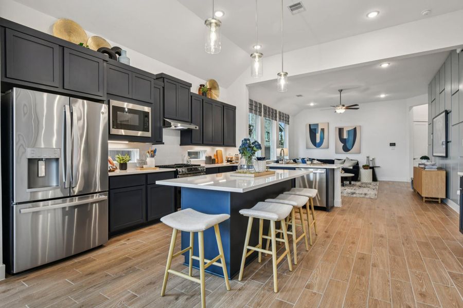 Furnished interior view inside a new home in Wildrye, Waller (Image 3).