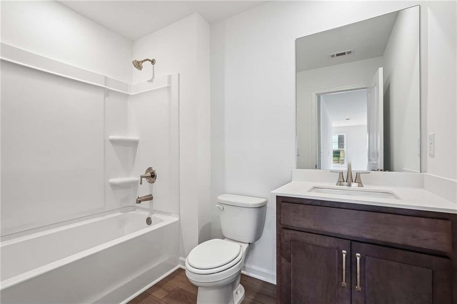 Furnished interior view inside a new home in Langston Reserve, Cartersville (Image 8).