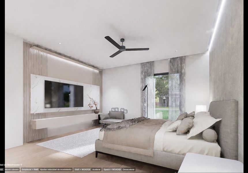 Furnished interior view inside a new home in , Houston (Image 11).