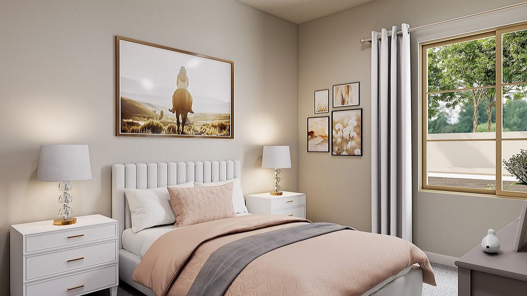 Furnished interior view inside a new home in Molino at Soleo, San Tan Valley (Image 15).