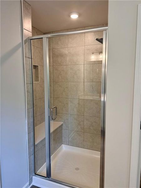 Close-up of interior finishes inside a home in , Atlanta (Image 12).