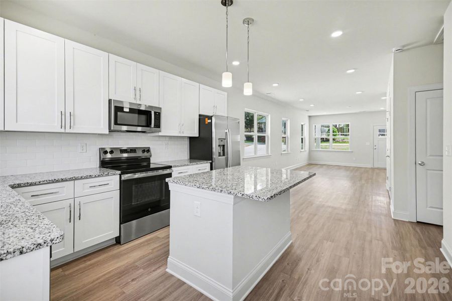 Furnished interior view inside a new home in , Gastonia (Image 15).