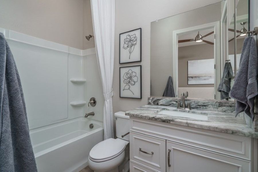 Furnished interior view inside a new home in The Ridge at Sienna Hills, Buckeye (Image 17).
