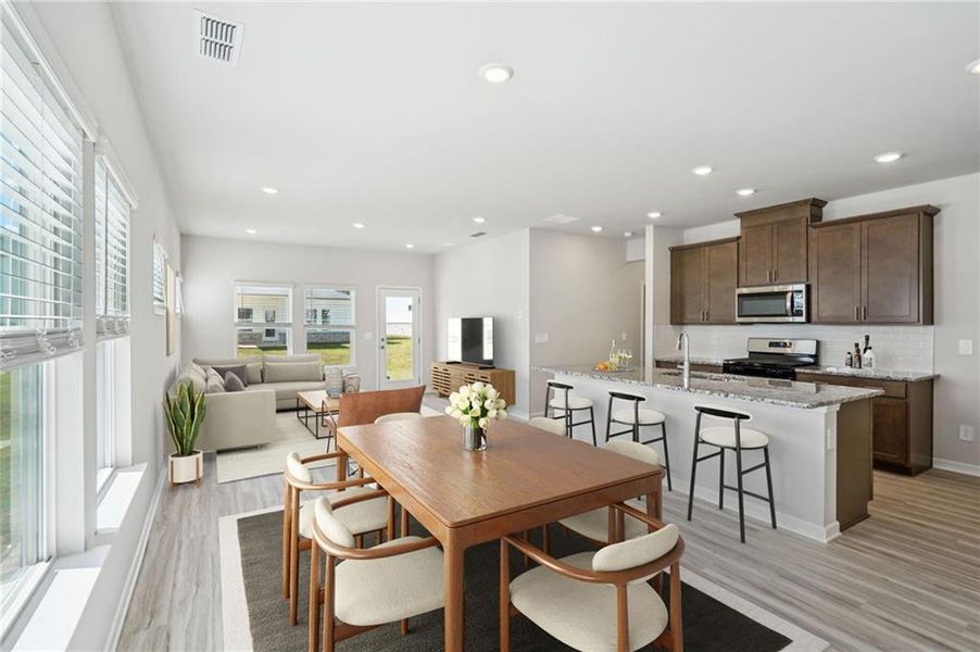Furnished interior view inside a new home in Martin Springs - Reserve Series, Lawrenceville (Image 11).
