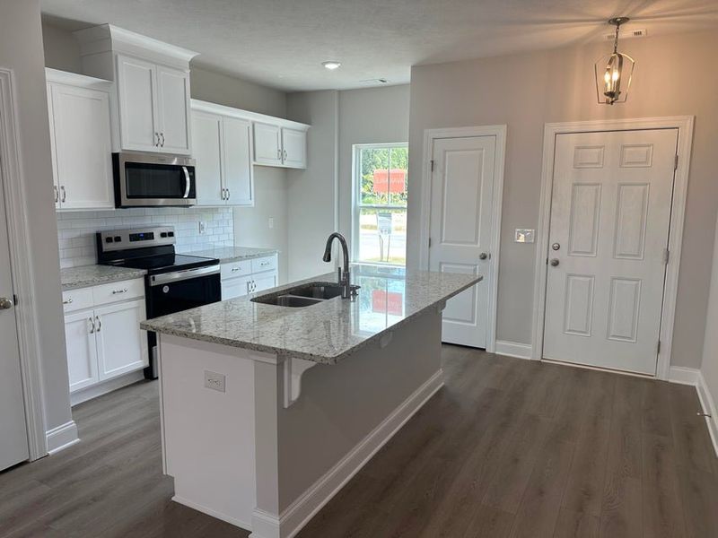 Furnished interior view inside a new home in Forrest Bluff Townhomes, North Augusta (Image 27).