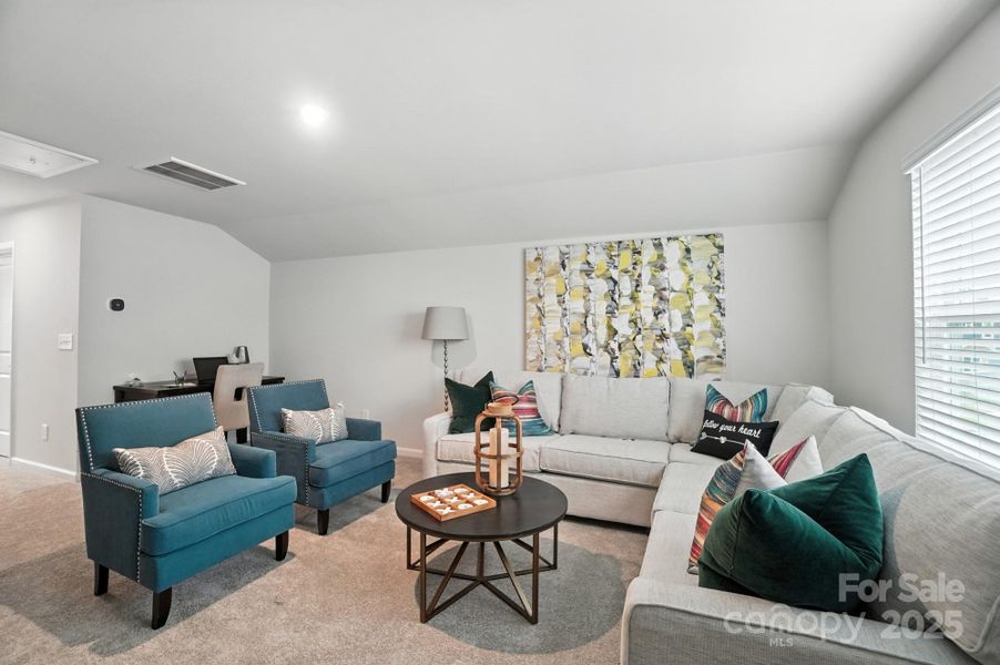 Furnished interior view inside a new home in Waxhaw Landing, Monroe (Image 30).