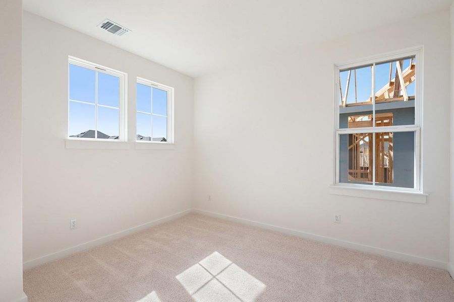 Spacious, unfurnished interior of a new home in Terrace Collection at Lariat, Liberty Hill (Image 15). Spacious, unfurnished interior of a new home in Terrace Collection at Lariat, Liberty Hill (Image 15).